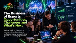 Esports industry professionals discussing business strategy, audience development and sustainability